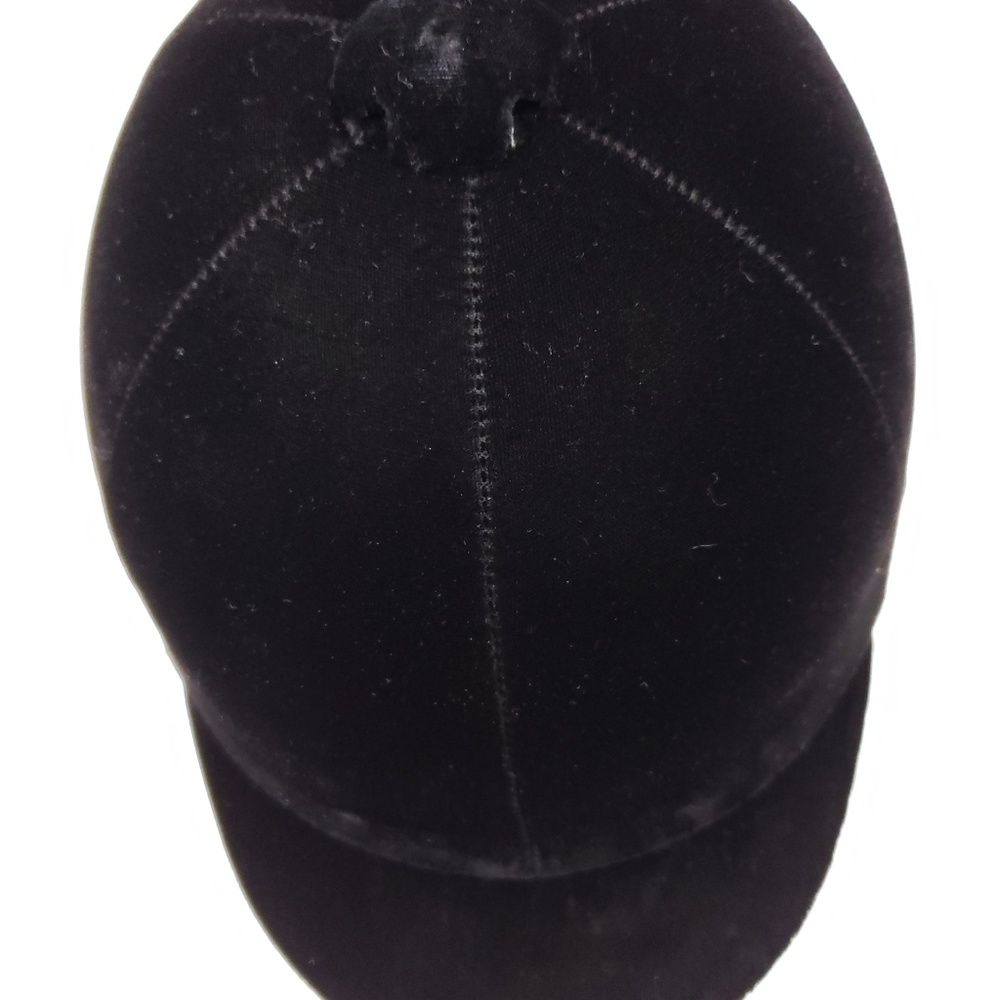 Black Velvet Riding Hat - Picture 6 of 8